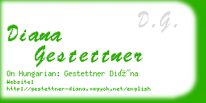 diana gestettner business card
